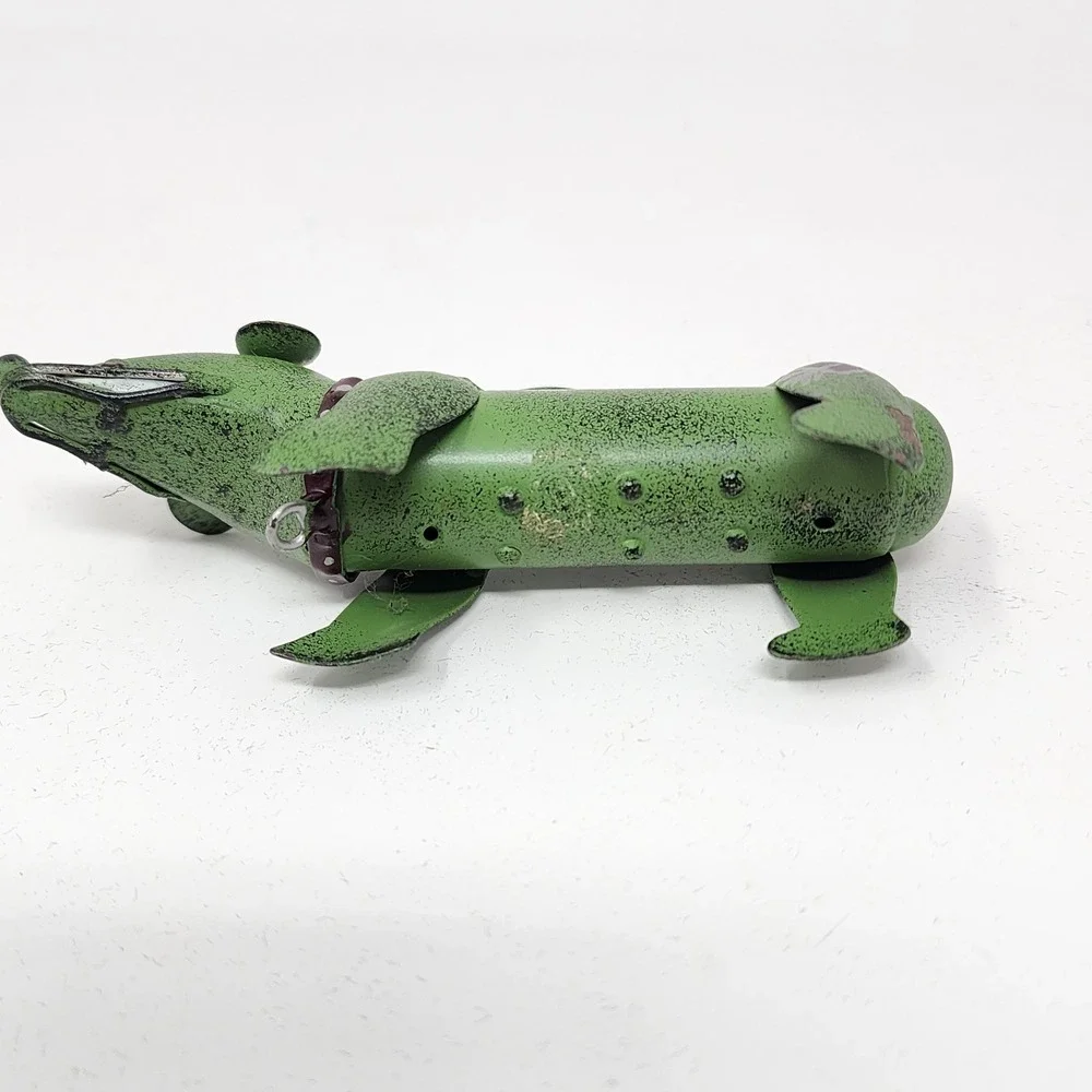 Vintag3 Metal Dachshund Figurine Heart Leg Tattoo 5